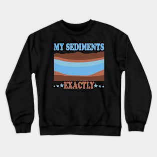 My Sediments Exactly Crewneck Sweatshirt